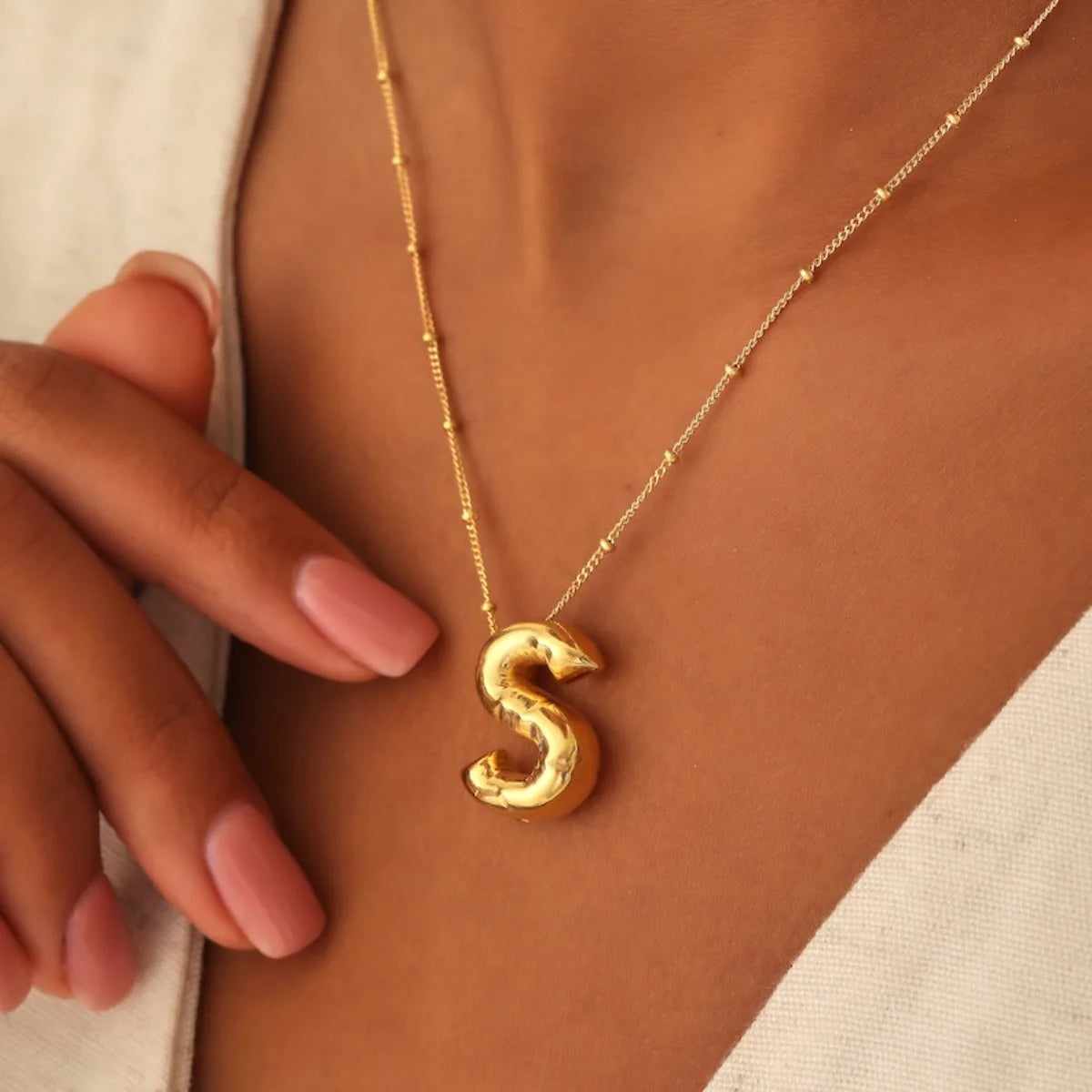 Sly Bubble Letter Pendant